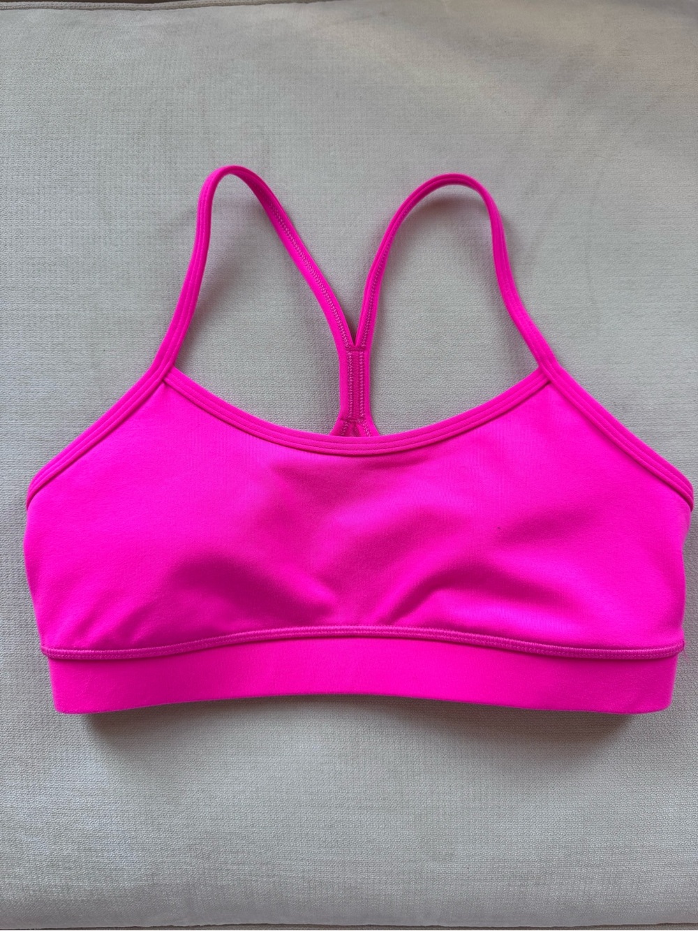 lululemon athletica hot Pink Strappy Sports Bra